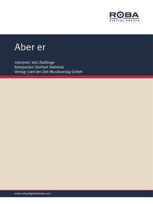 cover image of Aber er